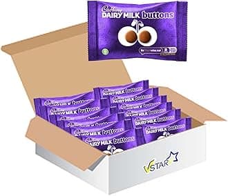 VSTARAll Chocolate Bars Collection (Cadbury Dairy Milk Giant Buttons Bag 40g, Half Box), 1.0 count