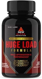 rize labs - Huge Load Formula for Men, A Complete Daily Wellness Supplement for Overall Wellness and Peak Performance, Extra Strength Formula (60 Capsules)