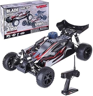 RC Car, VRX RH1006 1/10 Scale 4WD Nitro Off-Road Vehicle, High Speed 2.4G RC Mini Racing Car for Adults (R0070 RTR Version)