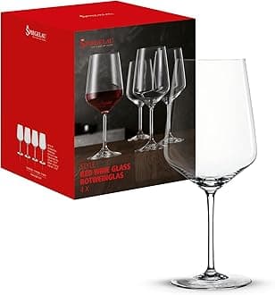 Style Series Red Wine Glasses - (Set of 4, 22.2 oz. capacity each)