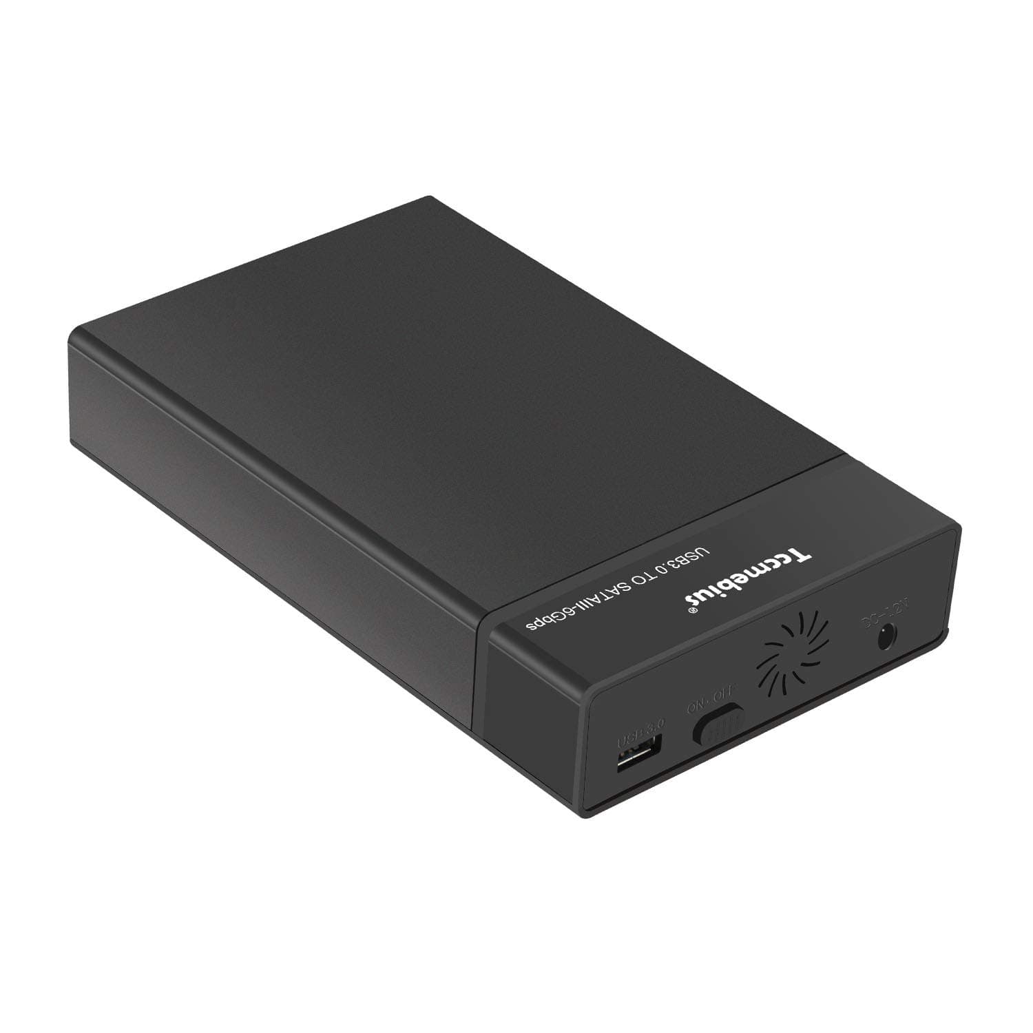 TCC-S863-UK USB 3.0 to SATA External Hard Drive Enclosure Case for 2.5 3.5 inch SATA I/II/III HDD and SSD (Maximum support 22TB), Support UASP, Tool-free Installation