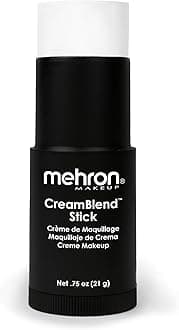 Mehron CreamBlend Stick Makeup - White - .75 oz (21 gm)