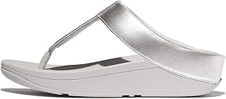 FitFlop Women's FINO Glitterdust Metallic Toe Post Flip Flop Sandal