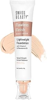 SWISS BEAUTYSB-502 Lightweight Foundation, Soft Ivory, 40g
