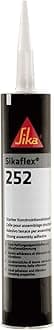 Sikaflex 252 Elastic Adhesive for Vehicle Assembly Bonding, Black, 300 ml