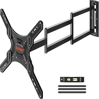 ELIVED Long Arm TV Wall Mount for Most 26-60 Inch TVs, 29.5 Inch Long Extension TV Mount Swivel and Tilt, Max VESA 400x400mm, Full Motion Wall Mount tv Bracket Holds up to 77 lbs.
