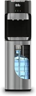 Brio Bottom Loading Water Cooler Water Dispenser – Essential Series - 3 Temperature Settings - Hot, Cold & Cool Water - UL/Energy Star Approved