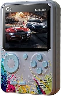 Portable Retro Handheld Game Console: Enjoy 500 Classic FC Games on a 3.0-Inch LCD Screen, Perfect for Kids and Adults, TV Connectivity for Added Gaming Excitement, Multicolor
