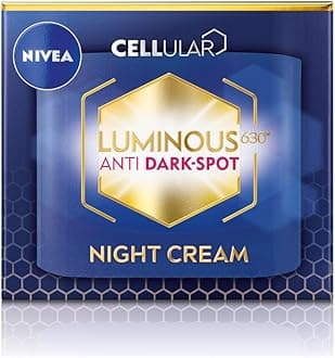 NIVEACellular LUMINOUS 630 Anti-Dark Spot Even Tone Night Cream (50ml), Hydrating Face Cream for Women, Recharges Skin and Reduces the Appearance of Dark Spots