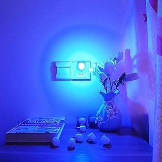 Mini LED Night Light for Kids, USB Night Light Soft Light Light-transmitting Lampshade Decorative Desktop Decoration Long Service Life Ambient Light Night Lamp for Bedroom Blue