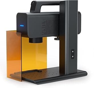 Z5-1 Fiber Laser Engraver, Desktop Handheld 2-in-1 design, Portable Marking on All-Metals, Jewelry, Stones for Individual Shop/Factory/Home, 70mm x 70mm DIY Area