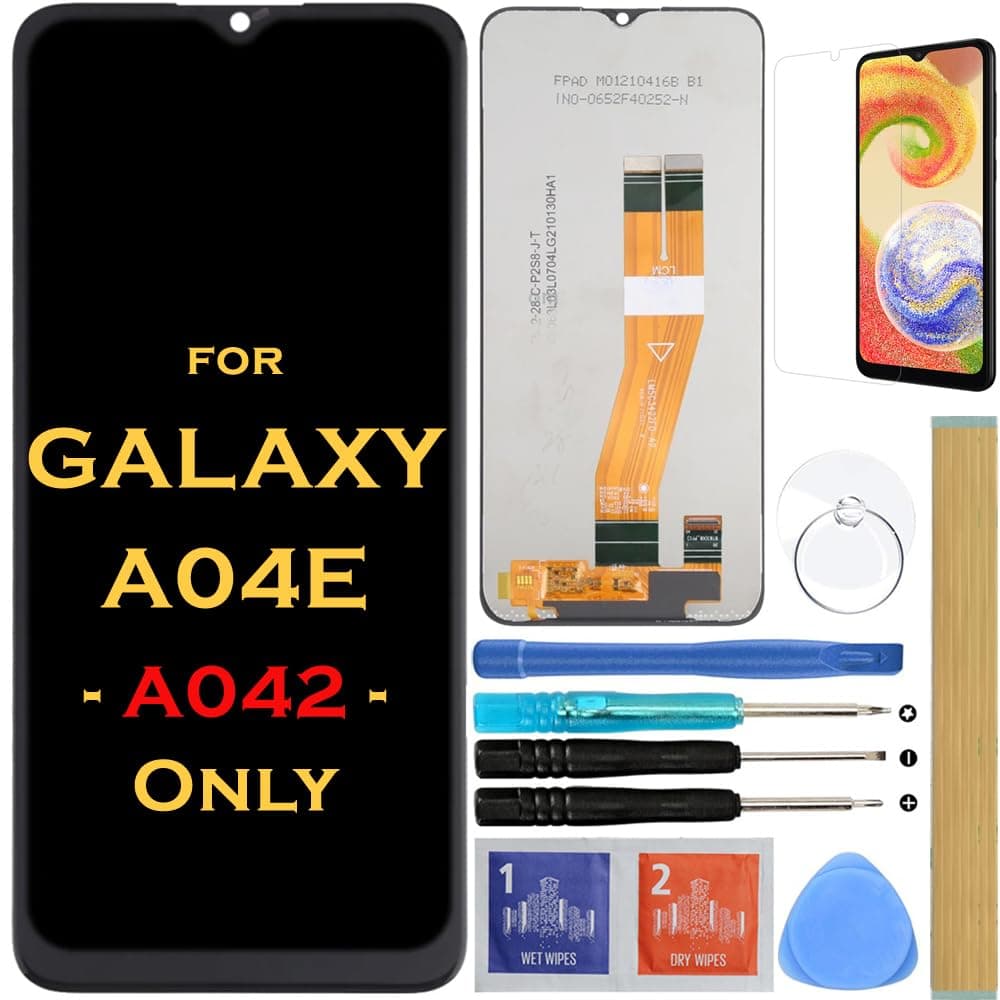 Screen Replacement LCD Display Touch Digitizer Assembly for Samsung Galaxy A04E A042 SM-A042F SM-A042M