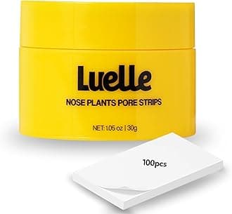Luelle - Pore Strips, Deep Cleansing Patch System, Blackhead Remover, Nose Plants Strips with 100 PCS, Blackhead Remover Peel off Mask Face & Nose