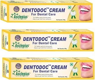 Asclepius DENTODOC Dental Cream (Pack of 3)