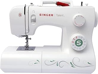 Singer Talent 3321 Automatic Zig-Zag Electric Sewing Machine with 21 Built-in Stitches (White) with 70 W Powerful motor & Feed dog with 106 Teeth in 6 Rows - Get Free Online Interactive Master Class