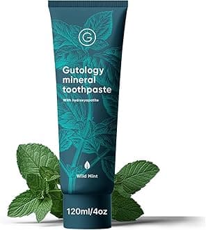 - Natural Probiotic Hydroxyapatite Toothpaste 5.5 Fl Oz Fluroide Free Toothpaste Remineralising Suitable for Adults & Children Helps Sensitive Teeth and Whitening Wild Mint Flavour