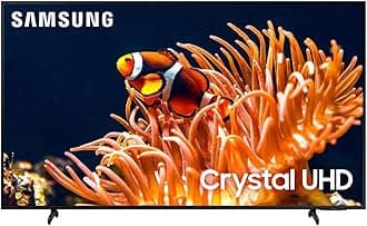 Samsung 85-Inch Class 4K Crystal UHD DU8000 Series HDR Smart TV w/Object Tracking Sound Lite, Motion Xcelerator 120Hz, Ultra Slim Design, Gaming Hub, Alexa Built-in (UN85DU8000, 2024 Model)