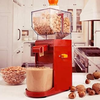 Electric Peanut Butter Maker Machine,Sesame Sauce Nut Grinder,Automatic Milling Grinding Machine,for Grinding US Plug