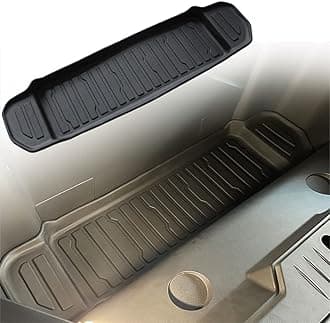 BestEvMod Vehicle Mat Cargo Liner Compatible with Mach-E 2021-2023 Accessories All-Weather Front Trunk Mat, Rubber Cargo Liner (OEM Style)
