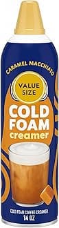 Caramel Macchiato Cold Foam Creamer, 14 oz Liquid Delight International