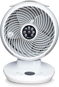 Meaco MeacoFan 650 Air Circulator, Cooling Fan - Low Energy, Small, Silent Desk Fan for Bedrooms, Desktops and Offices, Oscillating, Portable, Remote Controlled
