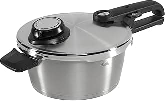 - Vitavit Premium Pressure Cooker with Steamer Insert, 3.7 Quart