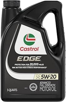 EDGE 5W-20 Advanced Full Synthetic Motor Oil, 5 Quarts
