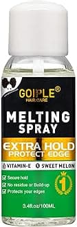 3.4 fl oz Lace Melting and Holding Spray Glue-Less Hair Adhesive for Wigs, Extra Hold Lace Melting Spray Adhesive Wig Spray for Closure Wigs Extensions, Wig Melting Spray Strong Natural Forming Hold
