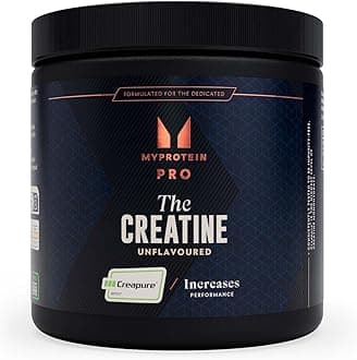 Myprotein The Creatine (Creapure®) | Micronised Creatine Monohydrate Powder | Pure Creapure® | High Purity | 5 Grams Per Serving | 1000 Grams Unflavoured | Premium Creatine Nutritional Supplement
