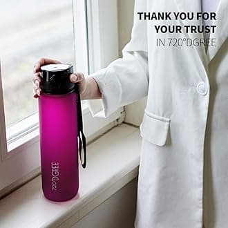 720°DGREE Children's Water Bottle 350 ml "UberBottle" + Fruit Sieve – BPA-Free, Leak-Proof – Water Bottle Ideal for Kindergarten, Playground, Girls & Boys from 2 Years