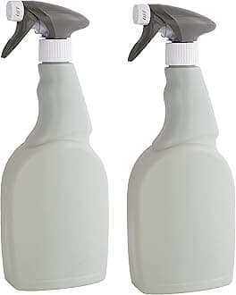 Eco Fusion Large 750ml Empty Refillable Spray Bottles Made In U.K From 100% Recycled Plastic 2 Pack For Cleaning Gardening Hair Styling Plant Misting