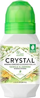 Crystal Mineral Deodorant Roll-On, Vanilla Jasmine, 2.25 fl oz