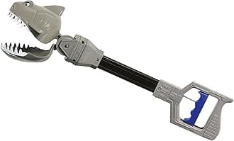 Pincher Pals - Shark Grabber Toy from Deluxebase, Jumbo 42cm Claw, Fun Handheld Sensory Animal Grabber, Unique Gifts and Novelty for Kids.