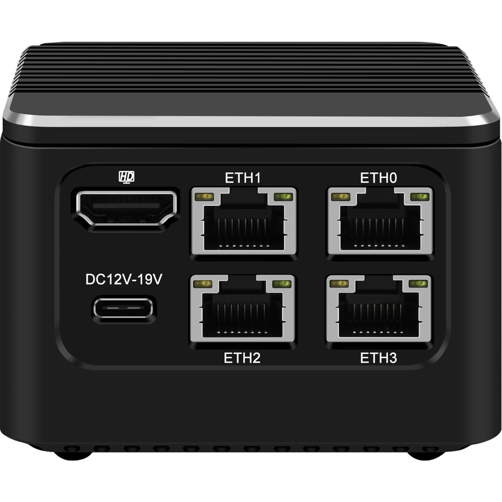 M1 Plus Mini PC with N305 Processor, 16G RAM 256G SSD Mini Desktop PC, All-in-one Dual Display HDMI,Type-c/USB 3.1/4x2.5GbE LAN Business Mini Computer Win 11