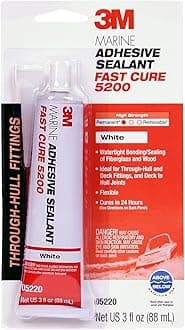 05220 Marine Adhesive/Sealant 5200 Fast Cure, 3 oz. / Whi