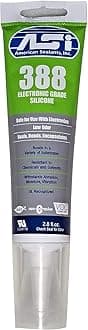 ASI 388 Clear Electronic Grade Silicone - 2.8 oz Squeeze Tube