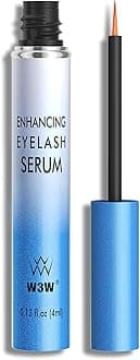 Eyelash Growth Serum – Peptide Lash Enhancer for Longer, Thicker Lashes & Brows – Clinically Proven Natural Botanical Formula with Myristoyl Pentapeptide-4 & Helichrysum Extract (4ml)
