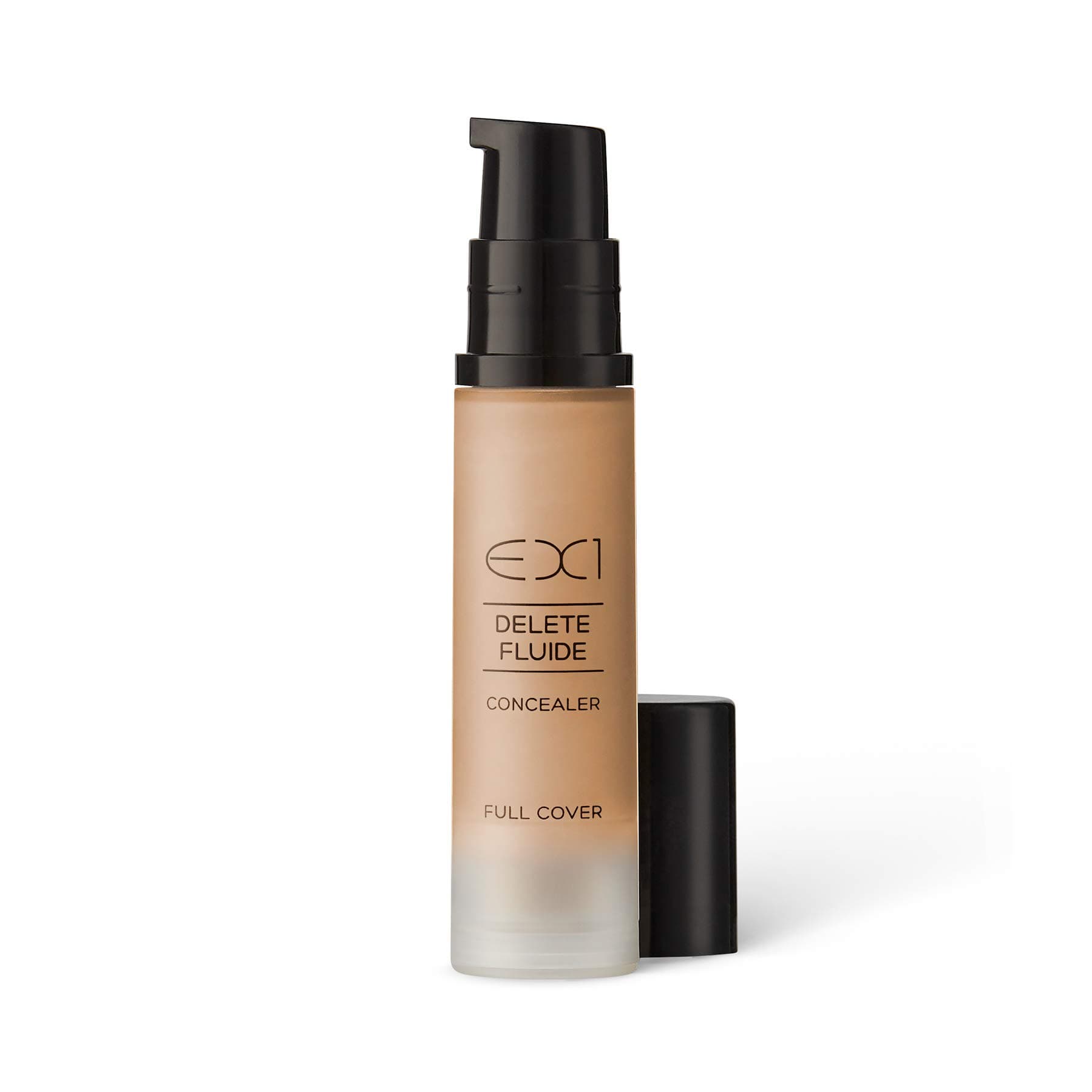 EX1 Cosmetics Delete Fluide Full Coverage Liquid Concealer Makeup Shade 7.0- Vegan, Oil free with Ultra-Blendable Formula for Seamless Finish