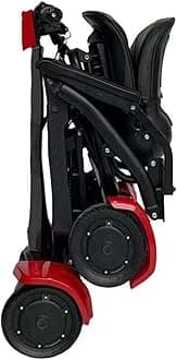 – Automatic Folding Mobility Scooter Auto Folding Electric Portable Travel Scooter Mobility Chair 250W Motor 20 KM Removable Battery Remote Control New