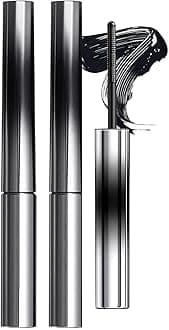 2-Pack Iron Wand Mascara, Tubing Mascara, Black Washable – Volumizing, Lengthening & Curling with Metal Wand | Smudge-Proof, Flake-Free, Clump-Free