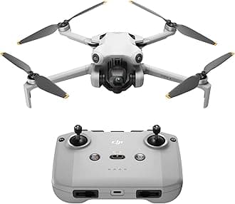 Mini 4 Pro (DJI RC-N2), Folding Mini-Drone with 4K HDR Video Camera for Adults, Under 0.549 lbs/249 g, 34 Mins Flight Time, 20 km Max Video Transmission Distance, Omnidirectional Vision Sensing