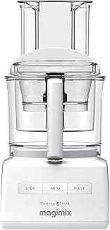 Magimix Compact System 5200XL Premium Food Processor | 3.6 Litre BPA-Free Bowl | Quiet & Powerful Motor | Multifunctional 9-in-1 Solution | White, 18711