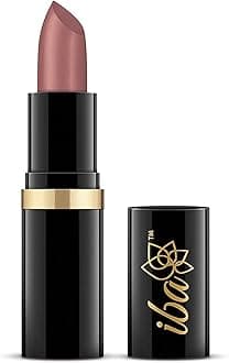 Iba Pure Lips Moisture Rich Lipstick for Women- A45 Glossy Natural, 4g | High Glossy, Creamy Finish & Smooth Texture| Hydrated Lips | Enriched with Vitamin E, Coconut Oil & Shea Butter | Intense Colour & Highly Pigmented | Lip Makeup