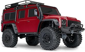 Traxxas1/10 Scale TRX-4 Scale and Trail Crawler with 2.4GHz TQi Radio, Red