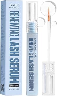 Renewing Lash Serum – Peptide-Infused Eyelash Serum for Fuller, Longer-Looking Natural Lashes, Lash Enhancing Treatment with Nourishing Botanicals, Cruelty-Free Gentle Formula