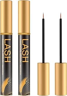 Nourishing Lash & Brow Serum – Enhances the Look of Fuller, Longer Eyelashes and Eyebrows – Gentle Formula for Sensitive Eyes – Vegan & Cruelty-Free – 0.17 fl oz (Pack of 2)