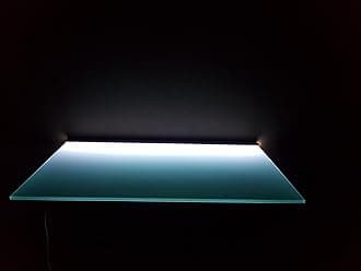 LED light Shelf with DRIVER Illuminated bar kitchen DVD Sky Box Glass shelf (30 X 45 CM)