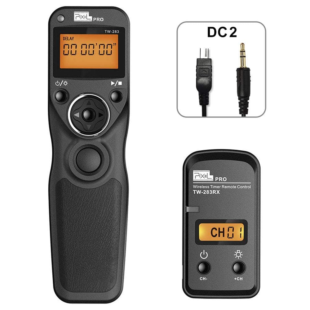 Nikon Wireless Remote Shutter Release, TW-283 DC2 Remote Control Timer 2.4G Compatible for Nikon Z7 Z7II Z6 Z6II Z6III Df D90 D7500 D7100 D3300 D3100 D3200 D5000 D5500 D5600 D5300