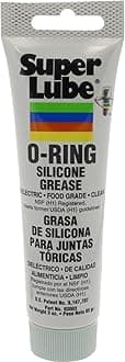 Super Lube 93003 O-Ring Silicone Grease, Translucent White