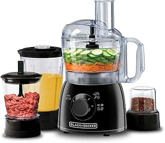 Black & Decker 5-In-1 Food Processor With 33 Functions 1.2 L 400.0 W KR43-B5